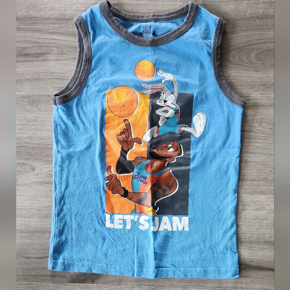 Space Jam Tune Squad Tank Looney Toons Boys Top